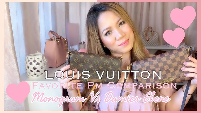 Bag Review: Louis Vuitton Damier Ebene Favorite PM - Coffee and