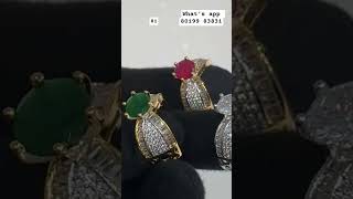 celebrity style finger rings .. for orders what's app #8019983831 #rings #jewellery #shorts