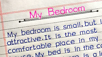 Paragraph on My Bedroom|| My Room Essay in English ||
