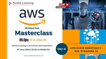 Day  4 - Aws cloud essentials 3 - RDS, DynamoDB, S3