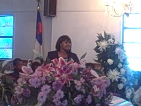 Evangelist Angela Walker - delivers Eulogy