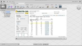 Fusion360 Tip - Import Parts Directly from McMaster Carr