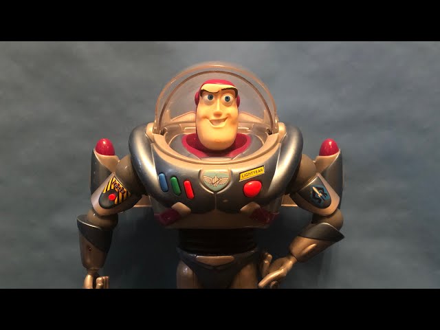 REVIEW: Mattel Talking Techno Gear Buzz Lightyear - YouTube