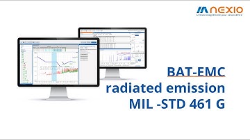 Radiated Emissions   RE102 MIL STD 461 G | NEXIO BAT-EMC