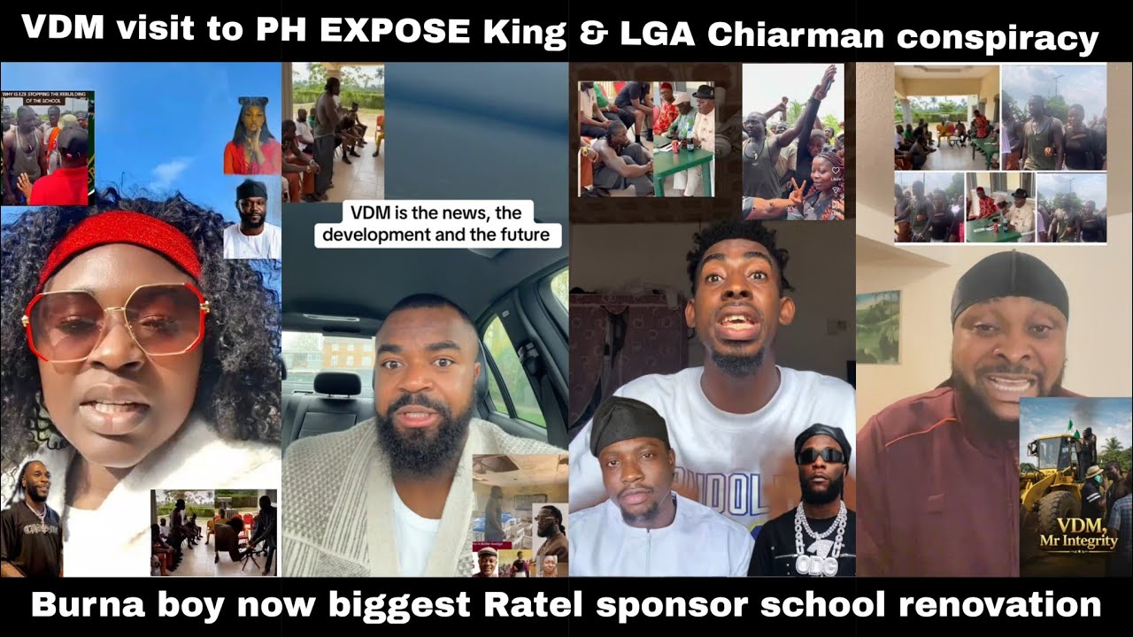 VDM in Port Harcourt😱 King Exposed Burna Boy sponsor School Renovate, LGA Chiarman Ratel Movement