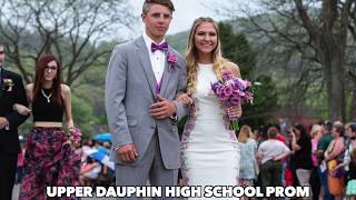 Upper Dauphin Area High School's 2018 prom walk