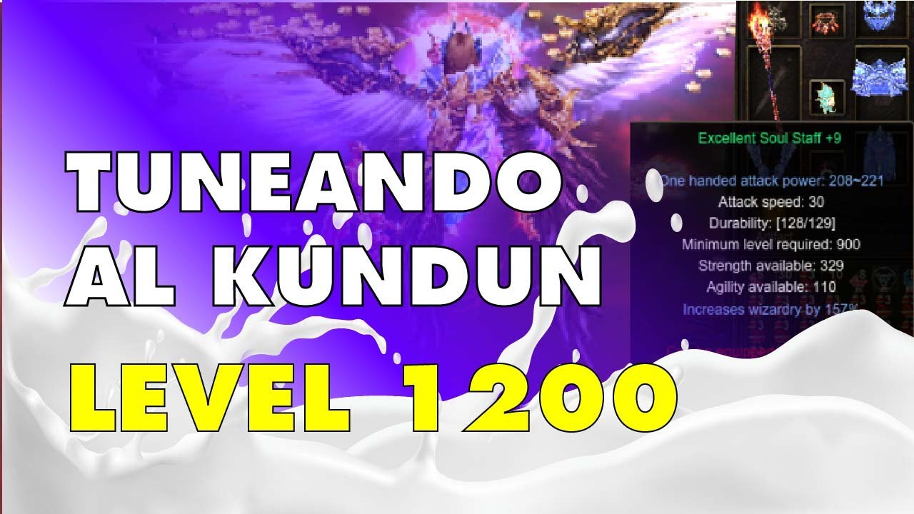 🤑💲 TUNEANDO mi WHITE WIZARD 🤑💲 | EVOLUCIONO la STAFF RUUD de mi KUNDUN FREE TO PLAY 🤑💲