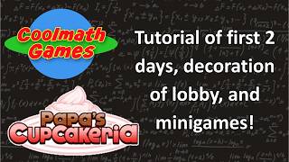 Coolmath Games - Papa's Cupcakeria Full Gameplay Walkthrough!
