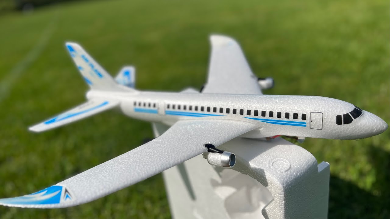 How to Make a Foam Glider into a RC Plane that Flies - YouTube
