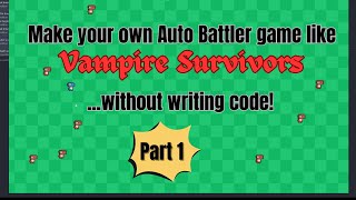 Make your own auto battler game without writing code