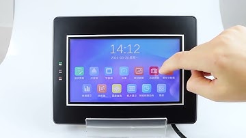 Màn hình cảm ứng HMI 7 inch KINSEAL cổng Ethernet, màn hình thông minh linux công nghiệp MGC070