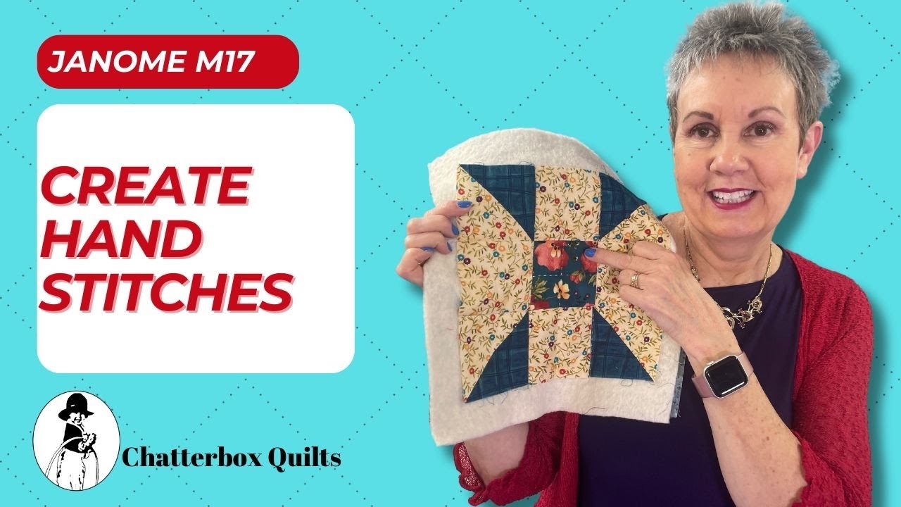 Get the Perfect Hand Stitched Look on the Janome M17