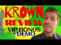 Krown Review 👑Demo👑VIP Bonus👑 Krown App Review 👑👑👑