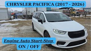 Chrysler Pacifica: How to Disable Auto Start-Stop Feature (2017 - 2026) | Voyager & Grand Caravan