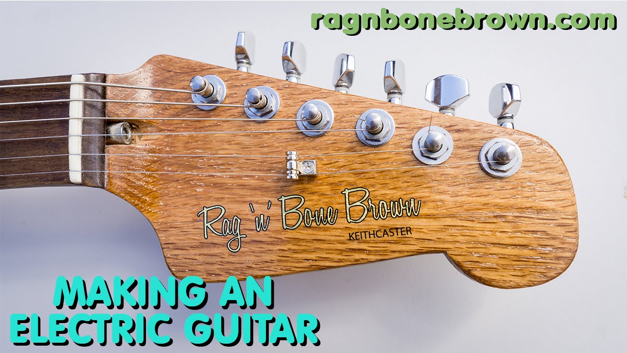 Making An Electric Guitar from Salvaged Oak (part 6 of 9) YouTube