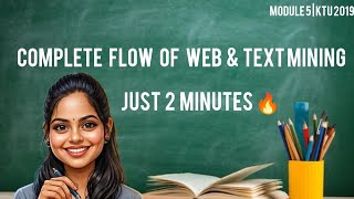 Last-minute revision? ⏳Web & Text Mining in 2 minutes 🔥 #ktu #btech #s8 #datamining 