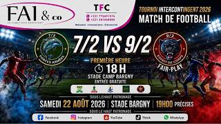 DIRECT)CONTINGENT 2007/2 VS CONTINGENT 2009/2 Tournoi Intercontingent 2026 Stade Camp Bargny