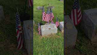 The grave of Major Richard Winters, WWII hero
