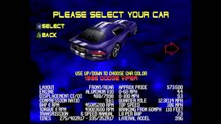 Test Drive 5 | PS1 | Car Selection Music