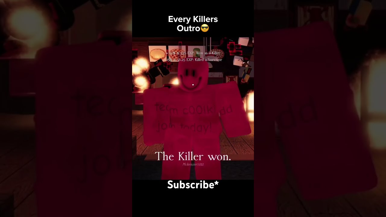 Every Killer S Outro In The Noli Update Fy Roblox Forsaken Shorts