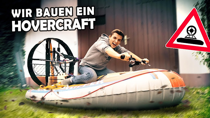 Wir bauen ein HOVERCRAFT aus unserem Schlauchboot! | DIY LUFTKISSENBOOT #1