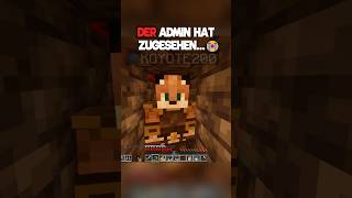 Der Admin hat zugesehen...☠️😭 #minecraft #comedy