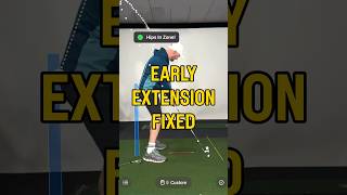Early Extension FIXED in one Minute! #golfswing #golftips