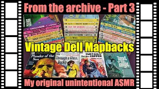Unintentional ASMR - From The Archive - Part 3 - Book Repair - Vintage USA Dell Mapbacks screenshot 5