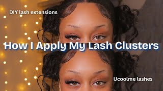 Celebrity HOW TO APPLY LASH CLUSTERS AT HOME | FT. UCOOLME LASHES | DELILAH NINA Wealth