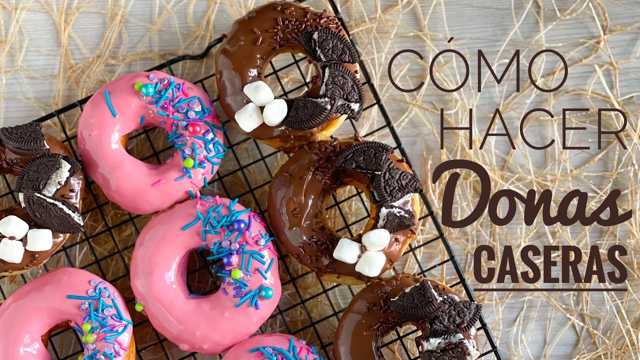 CÓMO HACER DONAS CASERAS - riquísimas 🍩