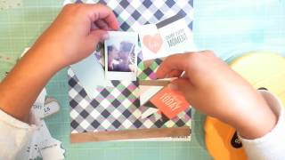 ...Wish...  8.5x11 Scrapbook Process Video