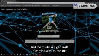DEVELOPMENT OF AN APPROACH FOR IMAGE CAPTIONING AND CONTEXT GENERATION