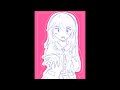 お絵描き 『ユーフォリア』手を差し伸べる女の子