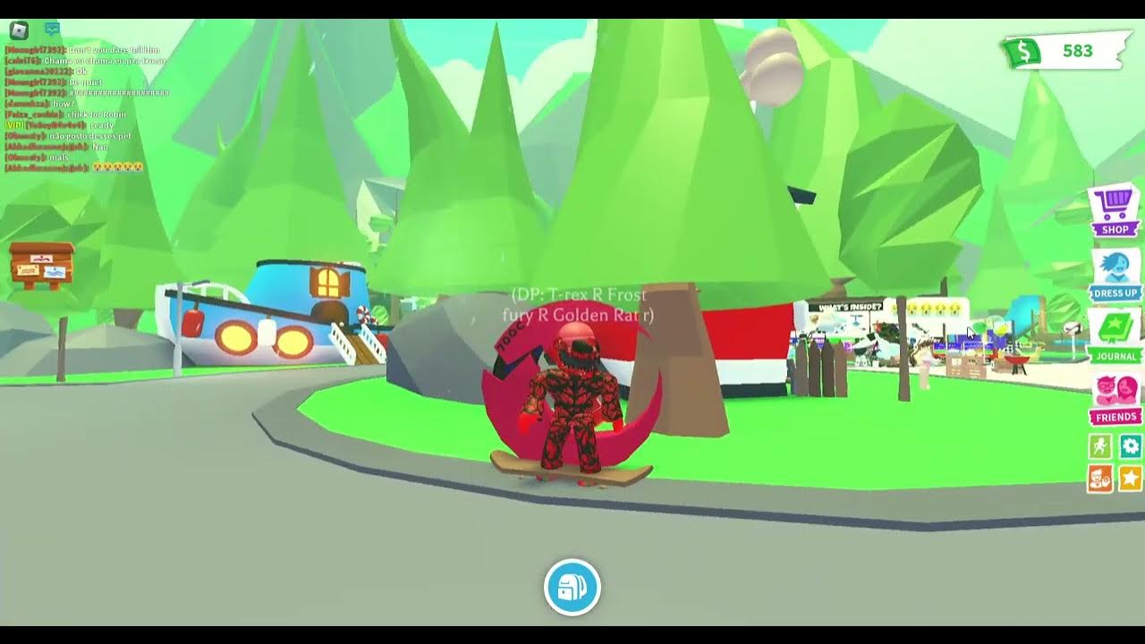 Trading wood skateboard in adopt me! YouTube