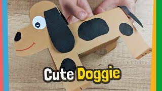 How To Make Paper Dog - Easy Craft For Kids
