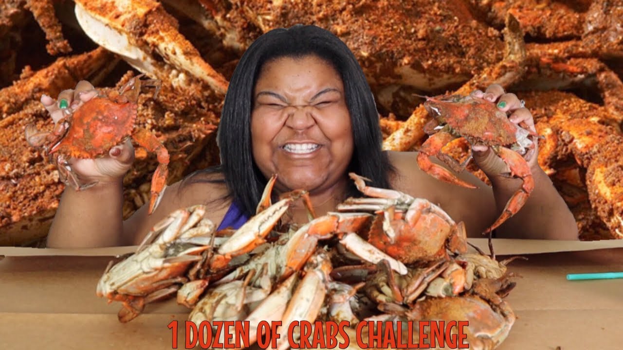 12 BLUE CRABS CHALLENGE| 1 DOZEN OF BLUE CRABS|PRISSY P | CAN I DO IT? 먹방 maryland blue crabs