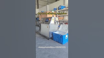 Small dry ice maker for pelletized dry ice for cold chain transportation #dryice #dryicemachine