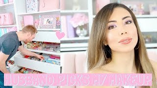 HUSBAND PICKS OUT MY MAKEUP CHALLENGE!👦🏼😱 SCARY THOUGHTS!😱