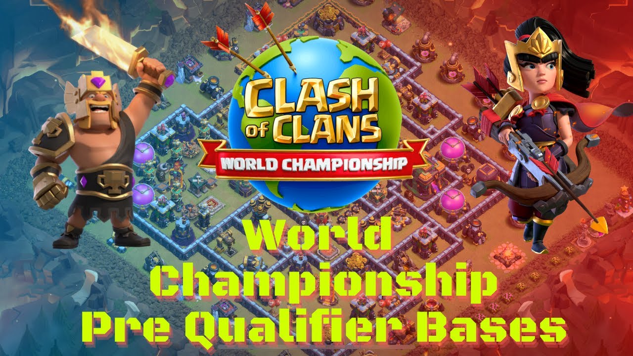 World Championship Pre Qualifier Bases|Top Th14 War Base |  | Th14 Base with Link| ATN ATTAX vs MCES