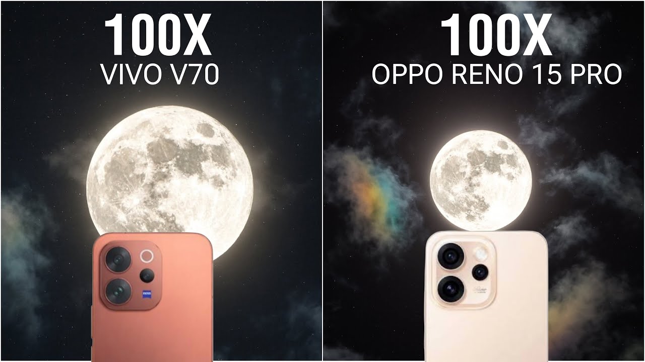 Сравнение характеристик Vivo V70 и OPPO Reno 15 Pro Zoom.