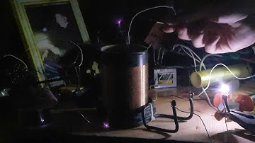 Spark-gap Tesla Coil (first test-run)