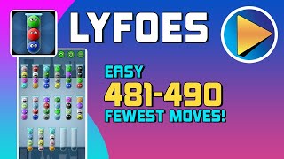 Lyfoes Easy Levels 481 to 490 Walkthrough [100% Perfect!]