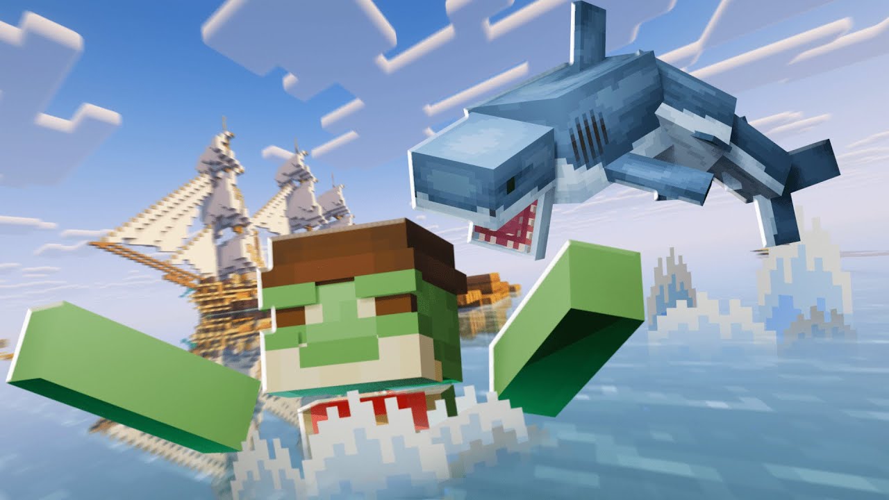 I Survived Being Stranded at Sea in Minecraft - Create Stranded at Sea ...