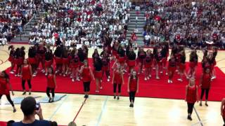 Antelope high Cheer homecoming rally 2012