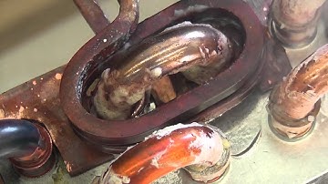 Induction Brazing of a Heat Exchanger with Flux