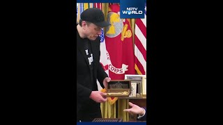 Donald Trump Awards Golden Key To Elon Musk At Farewell After His DOGE Exit