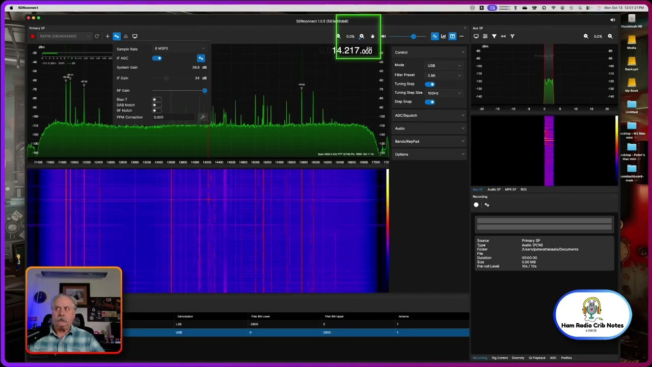 SDRconnect from SDRplay Overview
