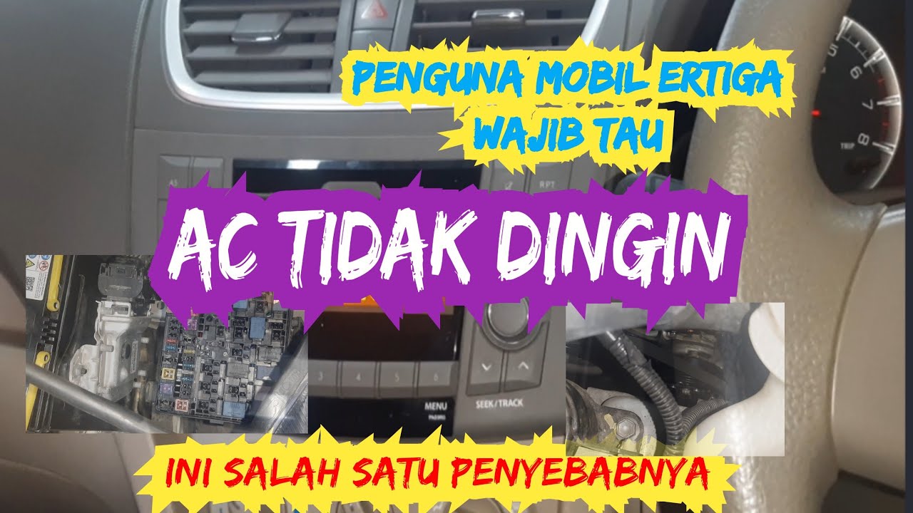Cara Mengatasi  Ac mobil Ertiga Tidak dingin,kompresor Ac Mati