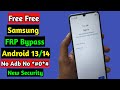 Free ! Samsung FRP Bypass Android 14/13 New Security | Adb Enable Fail New FRP Tool | New Method