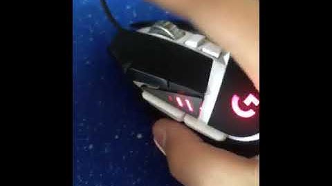 My logitech the G502 hero SC mouse wheel is loose and makes a rattling noise